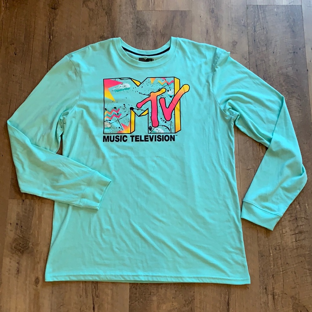 MTV Aqua Long Sleeve Tee